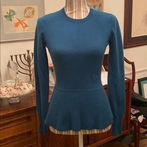 Great teal autumn cashmere sweater